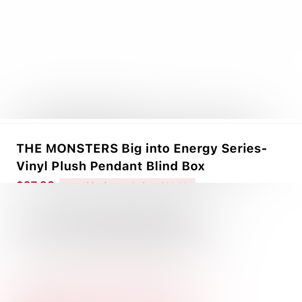Pop Mart THE MONSTERS Big into Energy Series-Vinyl Plush Pendant One Blind Box. - Picture 8 of 8